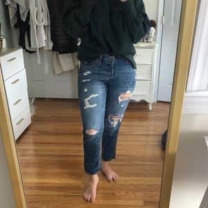Hollister Vintage Boyfriend Jeans Ripped